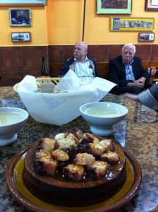 Pulpo a la Gallega Tapas Spanje gastronomie