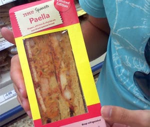 sandwich paella