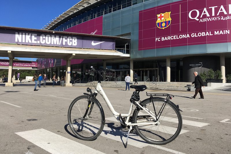 fietsen barcelona camp nou