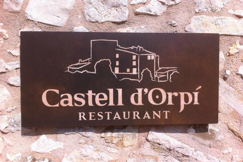 Het logo van Castell d'Orpi restaurant